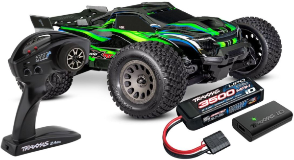 TRX108076-1-GRN MINI-XRT 3S-Power 4x4 grün 1/16 Monster-Truck RTR